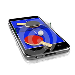 Ping-Pong Table Tennis on Smartphone, Sports App