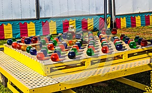 Ping Pong Toss Game At Local County Fair