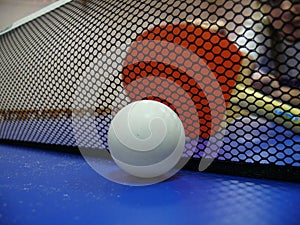 Pingpong ball and racket