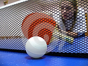 Pingpong ball and racket