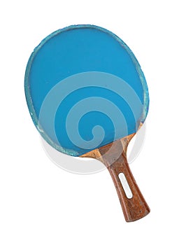 Pingpong racket isolated on white background