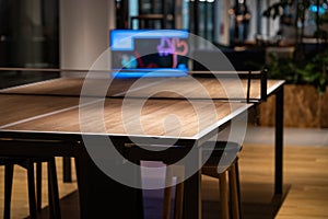 Pingpong table in a co-working office