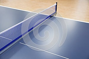 pingpong table with net