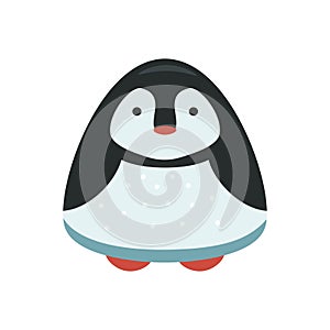 pinguin icon simple vector illustration for winter