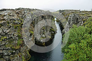 Pingvellir national park in Iceland