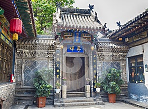 Pingyao Ancient City architecture and ornaments, Shanxi, China