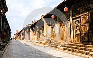 Pingyao scene-Folk house and streets