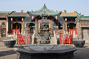 Pingyao in Shanxi Province, China: The Temple of City God