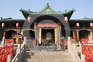 Pingyao in Shanxi Province, China: The Temple of City God