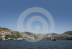 Pinhao Bridge over River Douro, Portugal