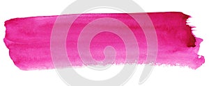 Pink absrtact watercolor strip