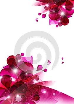 Pink abstract background