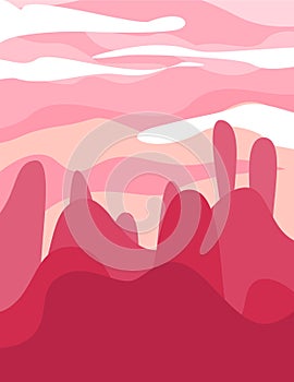 Pink Abstract Baground