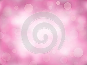 Pink abstract bokeh background