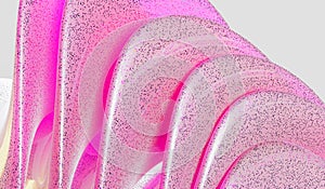 pink abtract background some light spin, 3d rendering