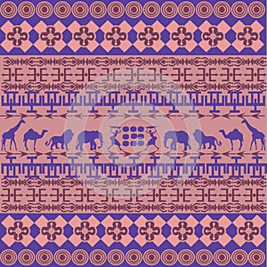 Pink African texture