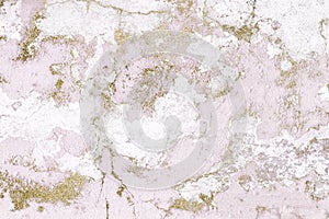 Pink aged old cracked paint background