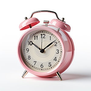 pink alarm clock