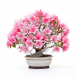 Pink Azalea Bonsai Tree: A Graceful Porcelain Beauty photo