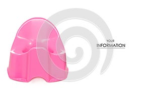 Pink baby pot pattern