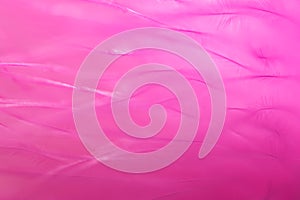 Pink background with feathers.Abstract pink background.Macro feathers