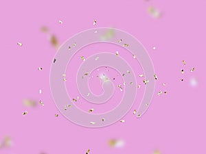 Light lilac living   background with gold element abstract template illustration banner  web design colorful art  composition photo