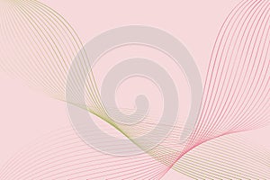 Pink Background With Lines