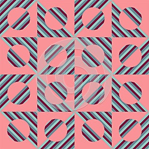 Pink background. Seamless multicolored fun background. Ðbstract pattern background