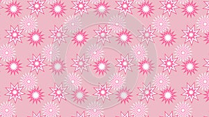 Pink background with stars