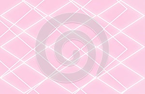 Pink background with triangle shapes in abstract pattern and lines.