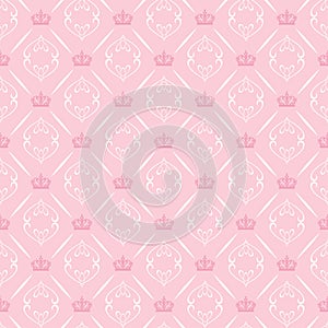 Pink background wallpaper for the interiors