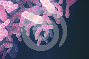 Pink bacteria backdrop