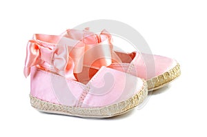 Pink balerina shoe