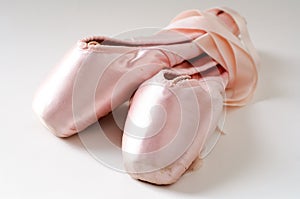 Pink ballet shoes