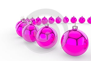 Pink Bauble Circle