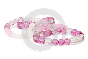 Pink Beaded Bracelets