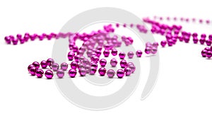 Pink beads