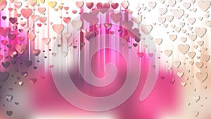Pink and Beige Valentines Card Background