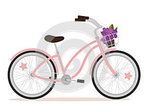 Pink bicycle