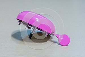 Pink bicycle bell