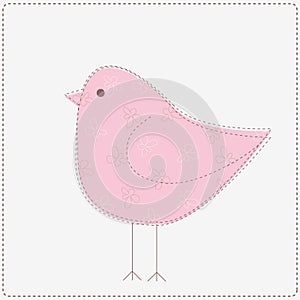 Pink bird