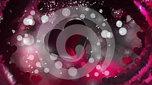 Pink and Black Valentines Background