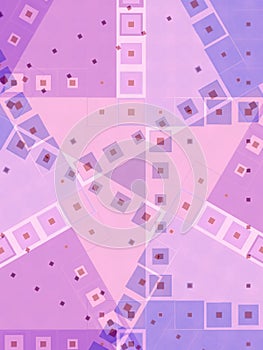 Pink Blocks Squares Patterns