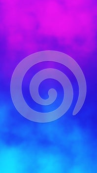 Pink and blue abstract cloud of smoke pattern