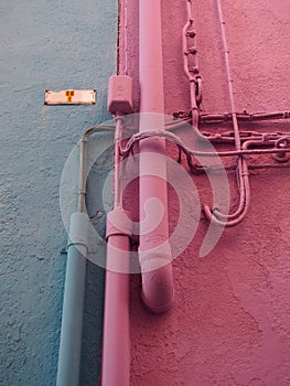 Pink and Blue - Burano