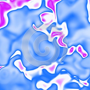 Pink blue clouds, fluid plasma geometries, abstract texture, graphics