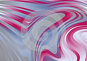 Pink Blue and Grey Abstract Curvature Ripple Lines Background Vector Eps