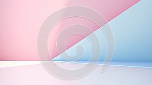 Pink, blue linear background for product, business presentation, mockup template abstraction, backdrop