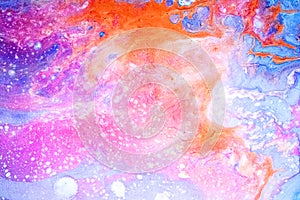 pink and blue liquid abstract paint liquid acrylic and texture art texture