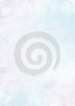 Pink and Blue pastel Stains and Blob on watercolor paper Texture Backgrounds, Soft pastel background artistic element for